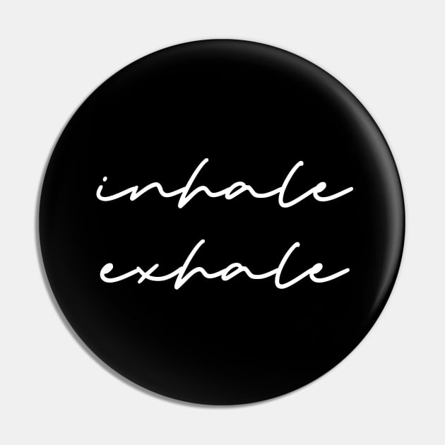 Inhale Exhale Pin by LemonBox