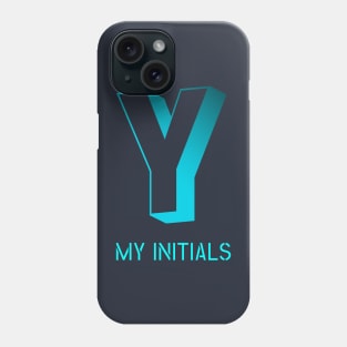 Letter Y Initials Unique Name T-Shirt Phone Case