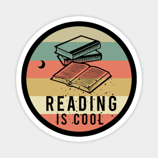 Reading is cool Magnet