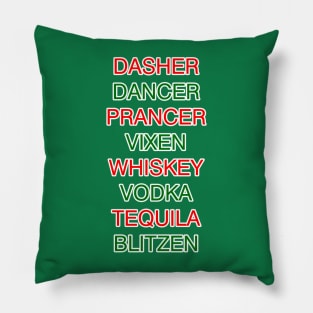 Christmas with Drinks Pillow