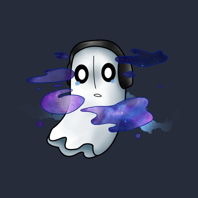 Napstablook Galaxy Design by Deluxion