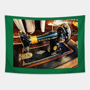 Antique Sewing Machine Tapestry