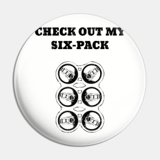 Check Out My Six Pack Beer Cans Pin