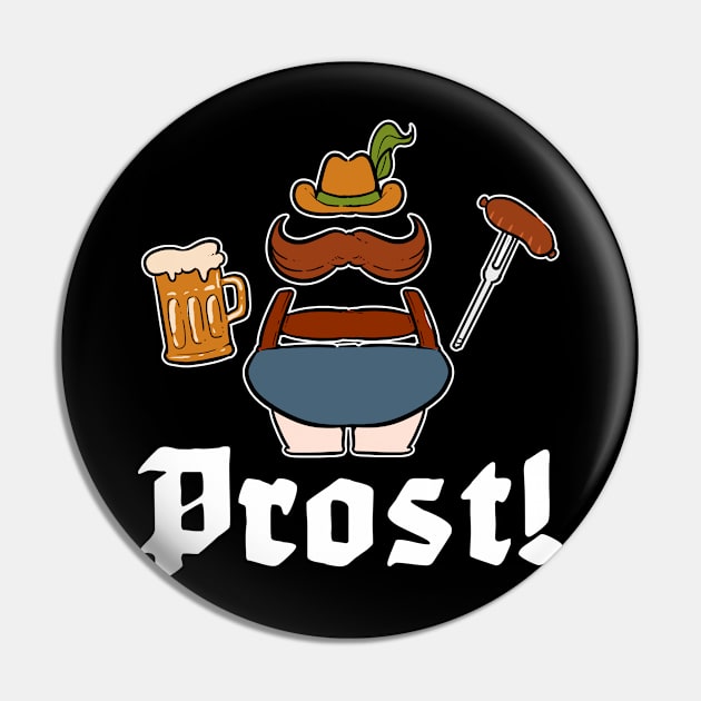 Prost German Beer - For Beer Lovers Pin by RocketUpload