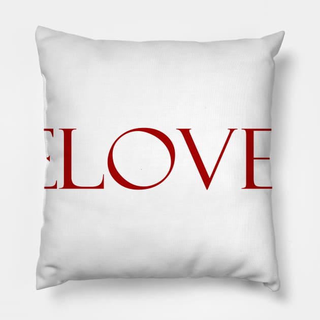 Beloved for Valentines day Pillow by LND4design