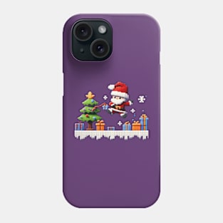 Christmas Santa embroidery style 29 Phone Case