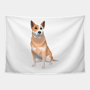 Red Australian Cattle Dog Tapestry