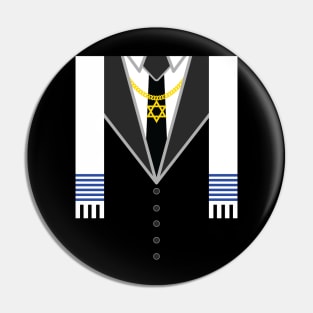 Rabbi Costume Pin