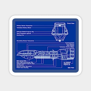 Imperial Dreadnaught Blueprint Magnet