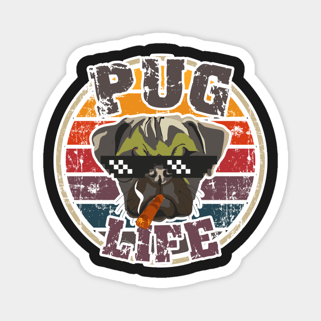 Pug life Magnet by HomeCoquette