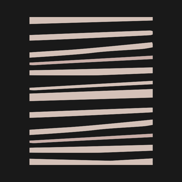 Simple Minimalist Abstract lines Nude Pattern by zedonee