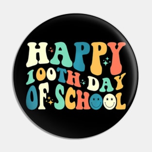 Happy 100Th Day Of School Teacher Kids 100 Days Of School Pin