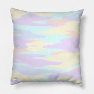 Pastel Camo pattern Pillow