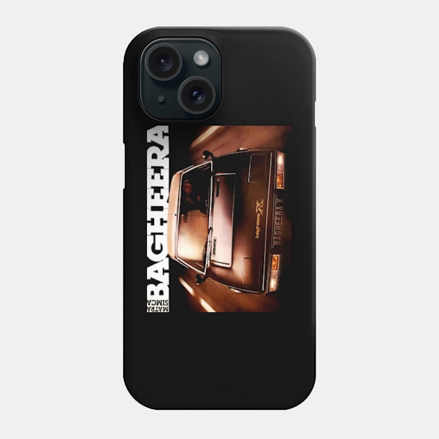 MATRA BAGHEERA - brochure Phone Case by Throwback Motors