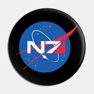 The NASA Mass Effect shirt (N7) Pin