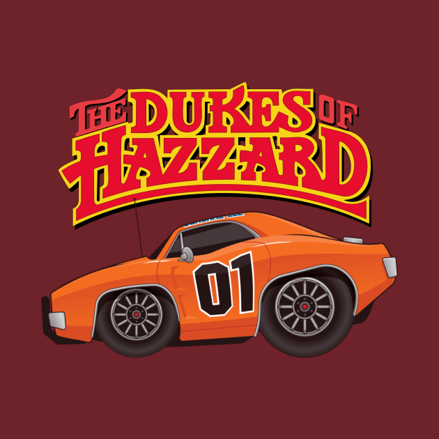 The Dukes of Hazzard caricatura by w.d.roswell