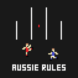 Aussie Rules Pixel T-Shirt