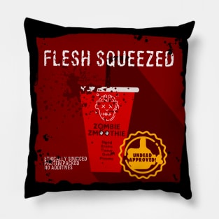 Flesh squeeze zombie smoothie Pillow