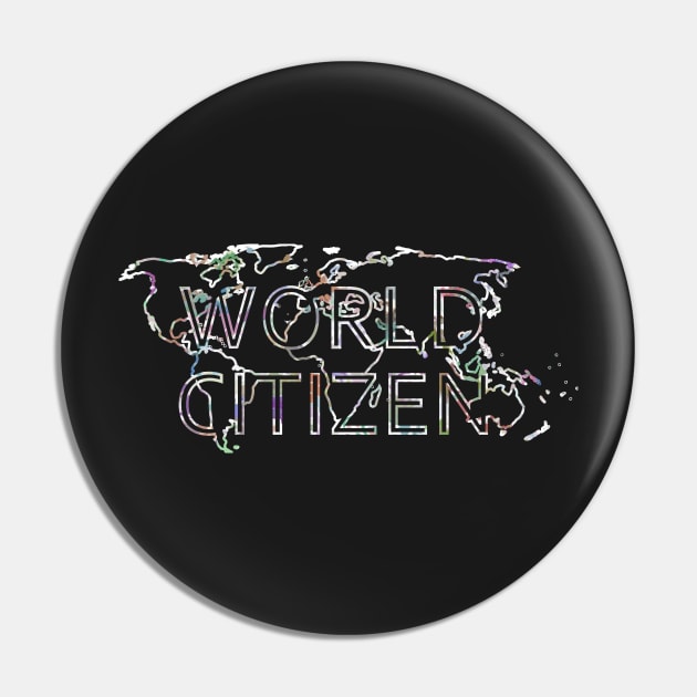 World Citizen - Map Pin by enigmaart