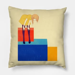 Colored bricks Pillow