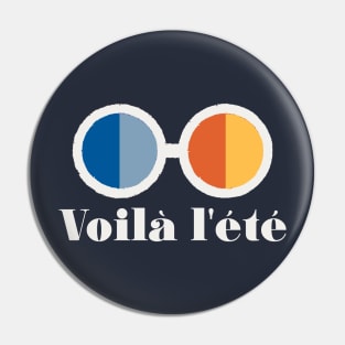 Voila l'ete - Here comes the summer (white) Pin