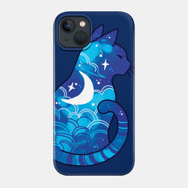 Spirit Moon Cat - Cat Lover Gifts - Phone Case