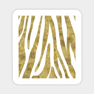 Golden Stripes Magnet