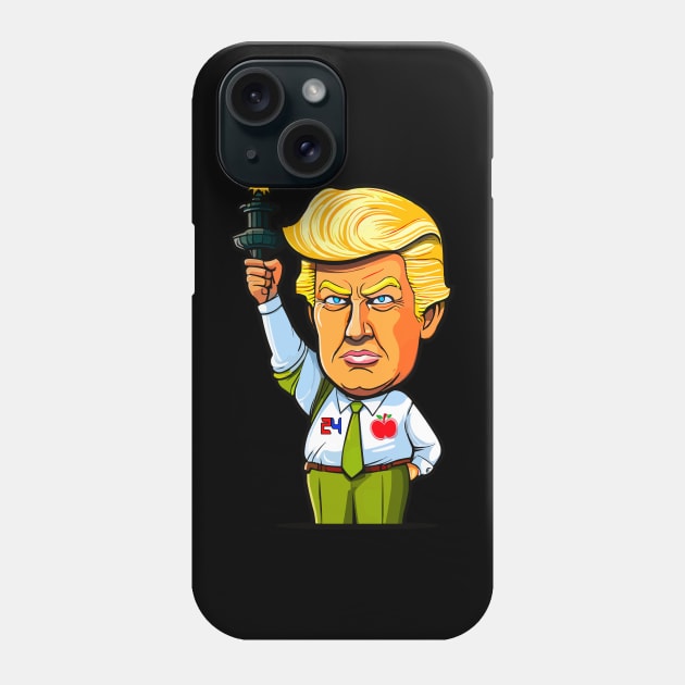 Pro Republican Vote Trump 2024 Phone Case by Outrageous Flavors