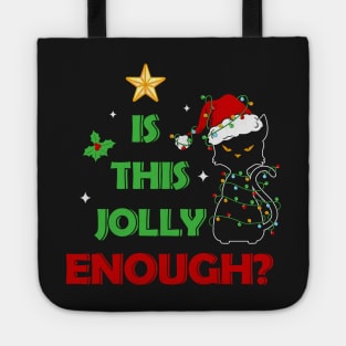 Is this Jolly Enough ? Grumpy Black Cat Tote