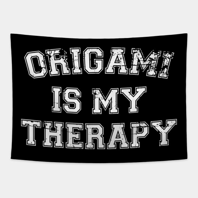 Origami Is My Therapy Tapestry by RW