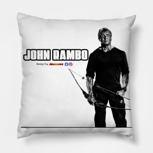 John Rambo3 Pillow