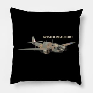 Bristol Beaufort British WW2 Airplane Pillow