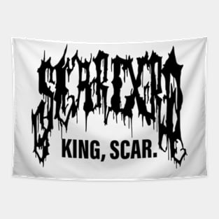 Scarlxrd Metal Logo scar Tapestry