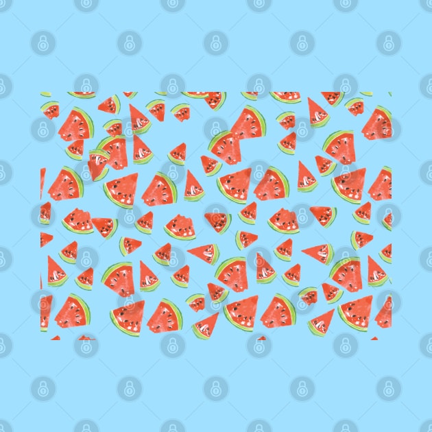 Watermelon Pattern by Tooniefied