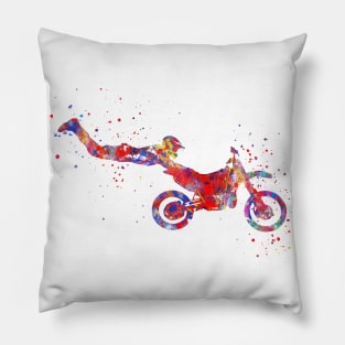 Motocross dirt bike Pillow