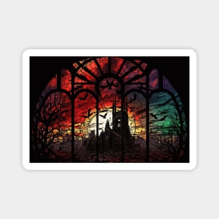 Stained Glass Tristram Cathedral Magnet