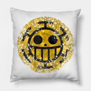 Heart Pirates Retro Pillow