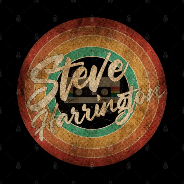 Steve Harrington Vintage Circle Art by antongg