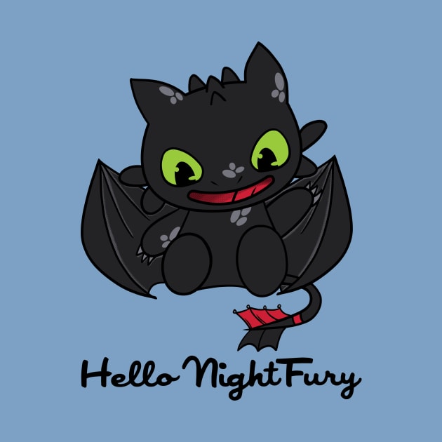 Hello Night Fury by Roylemontea