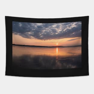 Nahant Beach Beautiful Sunrise Reflection Nahant MA Tapestry