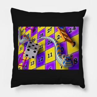 snakes and ladders Pillow