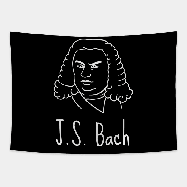 Johann Sebastian Bach - German Classical Music Composer Tapestry by isstgeschichte