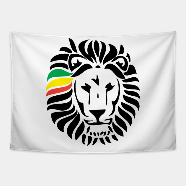 rasta lion tapestry