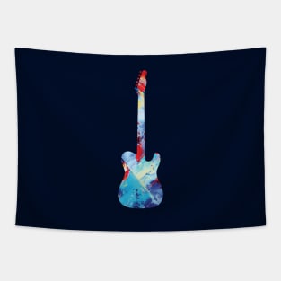 T-Style Electric Guitar Paint Texture Tapestry