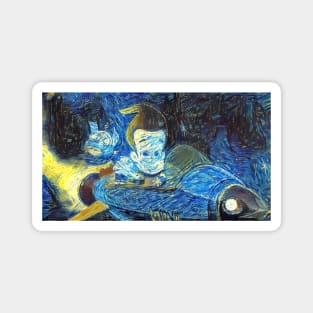 Jimmy Neutron and Goodard Starry Night Magnet