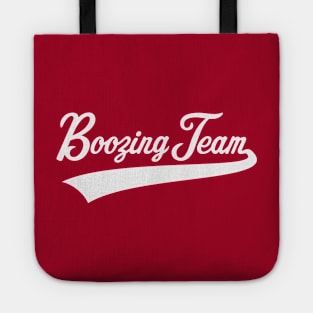 Boozing Team Lettering (Beer / Alcohol / White) Tote