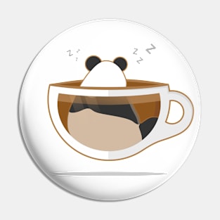 Panda in a Cup Pin