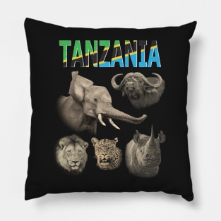 Big Five Tanzania Safari Pillow