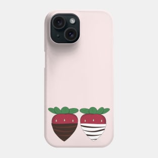 chocolate covered strawberries Phone Case