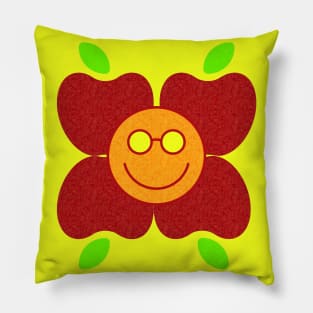 Super Cute Glasses Fruit Flower Pillow